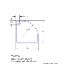 Aqualux Quadrant 900 X 900mm Shower Enclosure And Tray Package -Triton None Store 12804140 1114882383743478