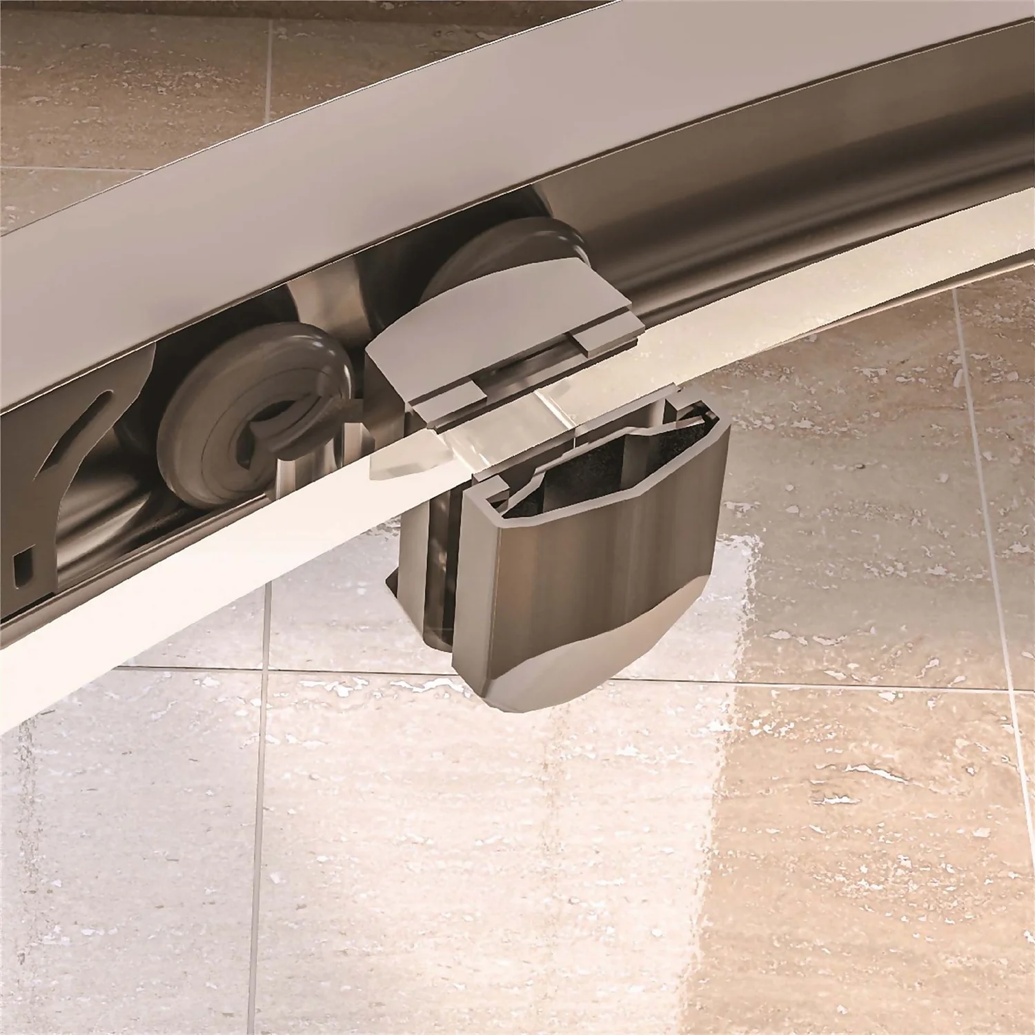 Aqualux Offset Quadrant 1000 X 800mm Right Hand Shower Enclosure And Tray Package 8 Aqualux Offset Quadrant 1000 X 800mm Right Hand Shower Enclosure And Tray Package - Image 6