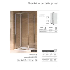 Aqualux Bi-Fold Door Shower Enclosure And Tray Package - 900 X 900mm 19 Aqualux Bi-Fold Door Shower Enclosure And Tray Package - 900 X 900mm -Triton None Store 12804184 1124832982746340