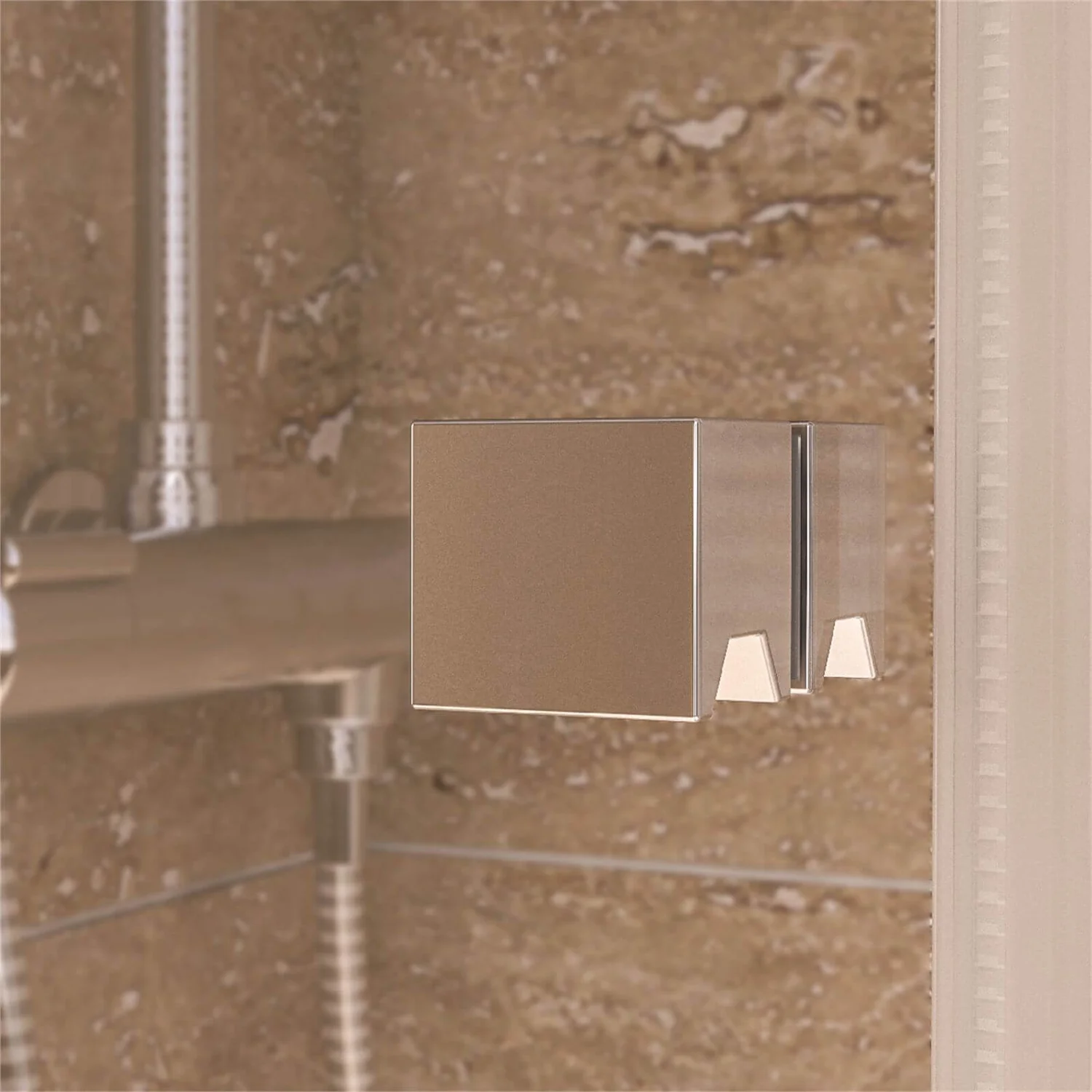 Aqualux Bi-Fold Door Shower Enclosure And Tray Package - 900 X 900mm 7 Aqualux Bi-Fold Door Shower Enclosure And Tray Package - 900 X 900mm - Image 5