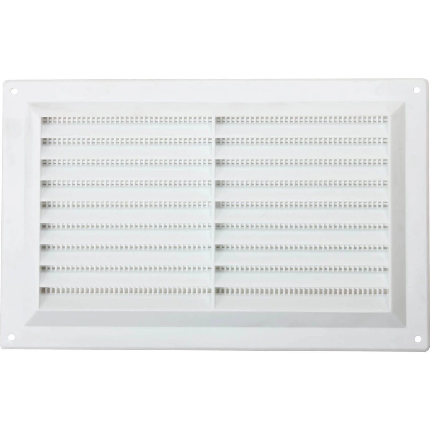 None Fixed Louvre Vent - 229 X 152mm - White Plastic 3 None Fixed Louvre Vent - 229 X 152mm - White Plastic