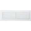 None Fixed Louvre Vent - 229 X 76mm - White Plastic -Triton None Store 12807093 9474831916785143