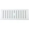 None Adjustable Vent - 229 X 76mm - White Plastic -Triton None Store 12807096 4894831917024693