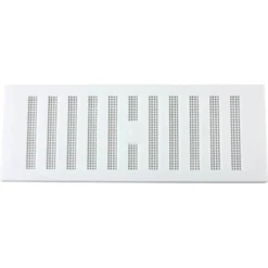 None Adjustable Vent - 229 X 76mm - White Plastic