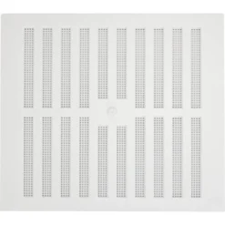 None Adjustable Louvred Vent - 229 X 229mm - White Plastic