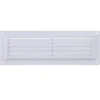 None Gas Vent - 229 X 76mm - White Plastic