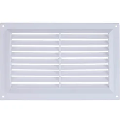 None Gas Vent - 229 X 152mm - White Plastic