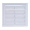 None Gas Louvred Vent - 229 X 229mm - White Plastic