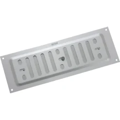 None Adjustable Vent - 229 X 76mm - Silver Aluminium