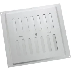 None Adjustable Vent - 229 X 229mm - Silver Aluminium