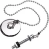 None Basin Plug With Chain And Stay Chrome Effect -Triton None Store 12820087 1794831953668601