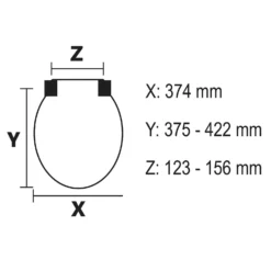 Bemis Penrith Ultra-Fix Toilet Seat - White -Triton None Store 12821235 1734833196994859