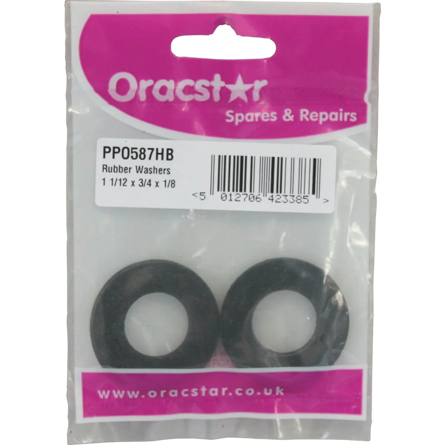 None Oracstar Rubber Washers 1 1/12 X 3/4 X 1/8 4 None Oracstar Rubber Washers 1 1/12 X 3/4 X 1/8 - Image 2
