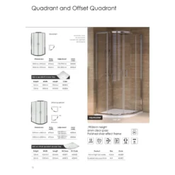 Aqualux Quadrant Shower Enclosure - 900 X 900mm -Triton None Store 12821814 9554833200980587