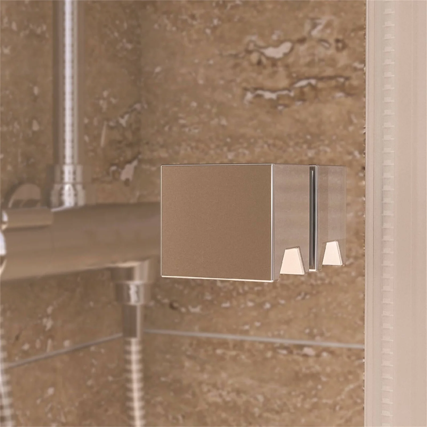 Aqualux Bi-Fold Door Shower Enclosure - 900 X 900mm 5 Aqualux Bi-Fold Door Shower Enclosure - 900 X 900mm - Image 3