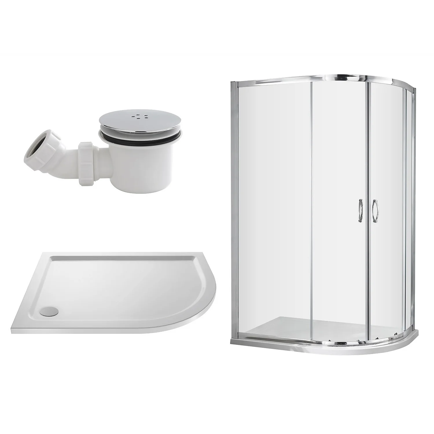 Balterley 1200 X 800mm Right Hand Shower Enclosure Package 3 Balterley 1200 X 800mm Right Hand Shower Enclosure Package