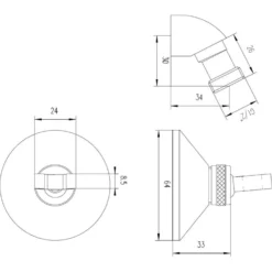 Balterley Wall Bracket And Elbow 5 Balterley Wall Bracket And Elbow -Triton None Store 12823207 1404833170539407