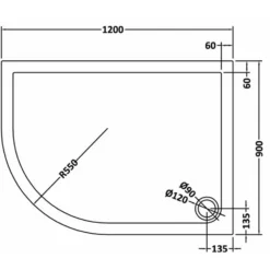 Balterley 1200 X 900mm Left Hand Shower Enclosure Package -Triton None Store 12823285 6254845791909655