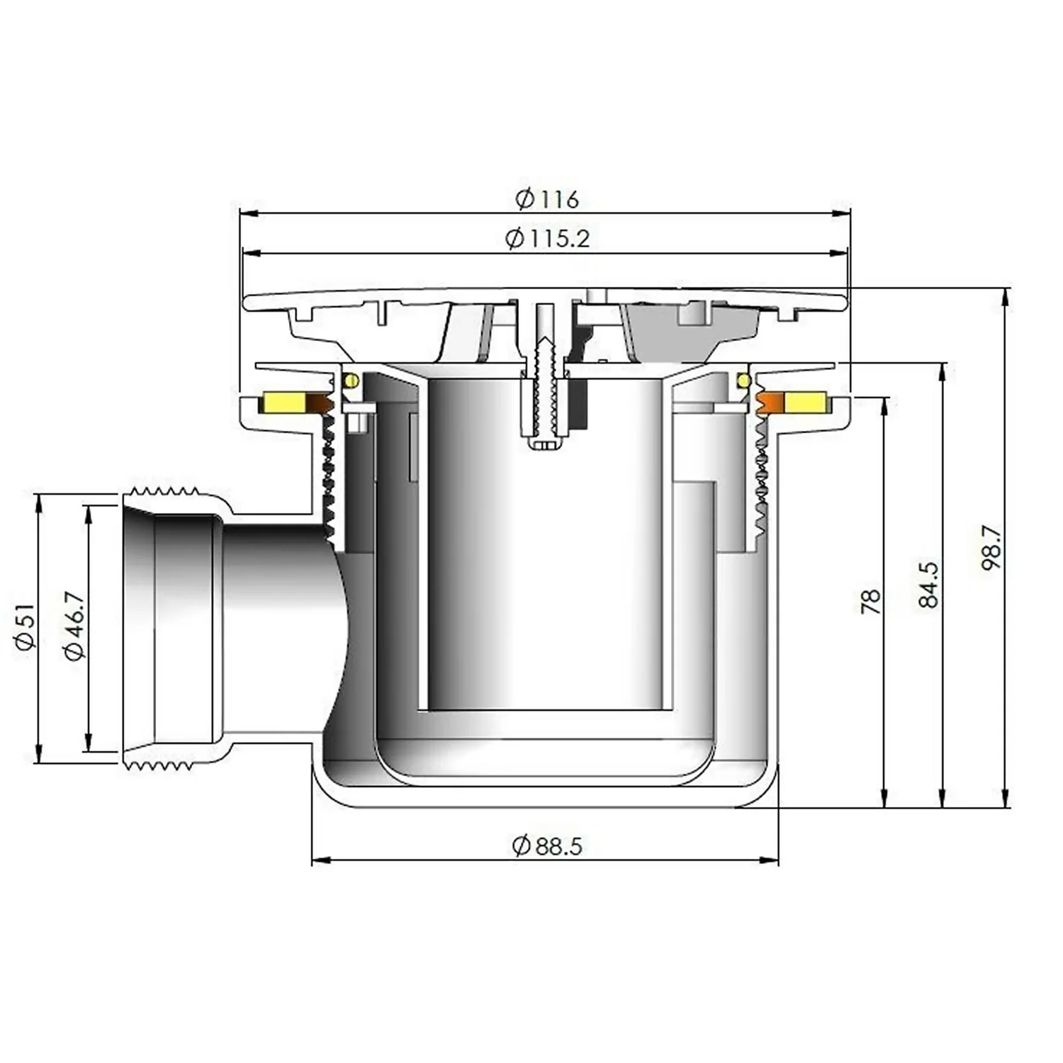 Balterley 800mm Pivot Shower Enclosure Package 11 Balterley 800mm Pivot Shower Enclosure Package - Image 9