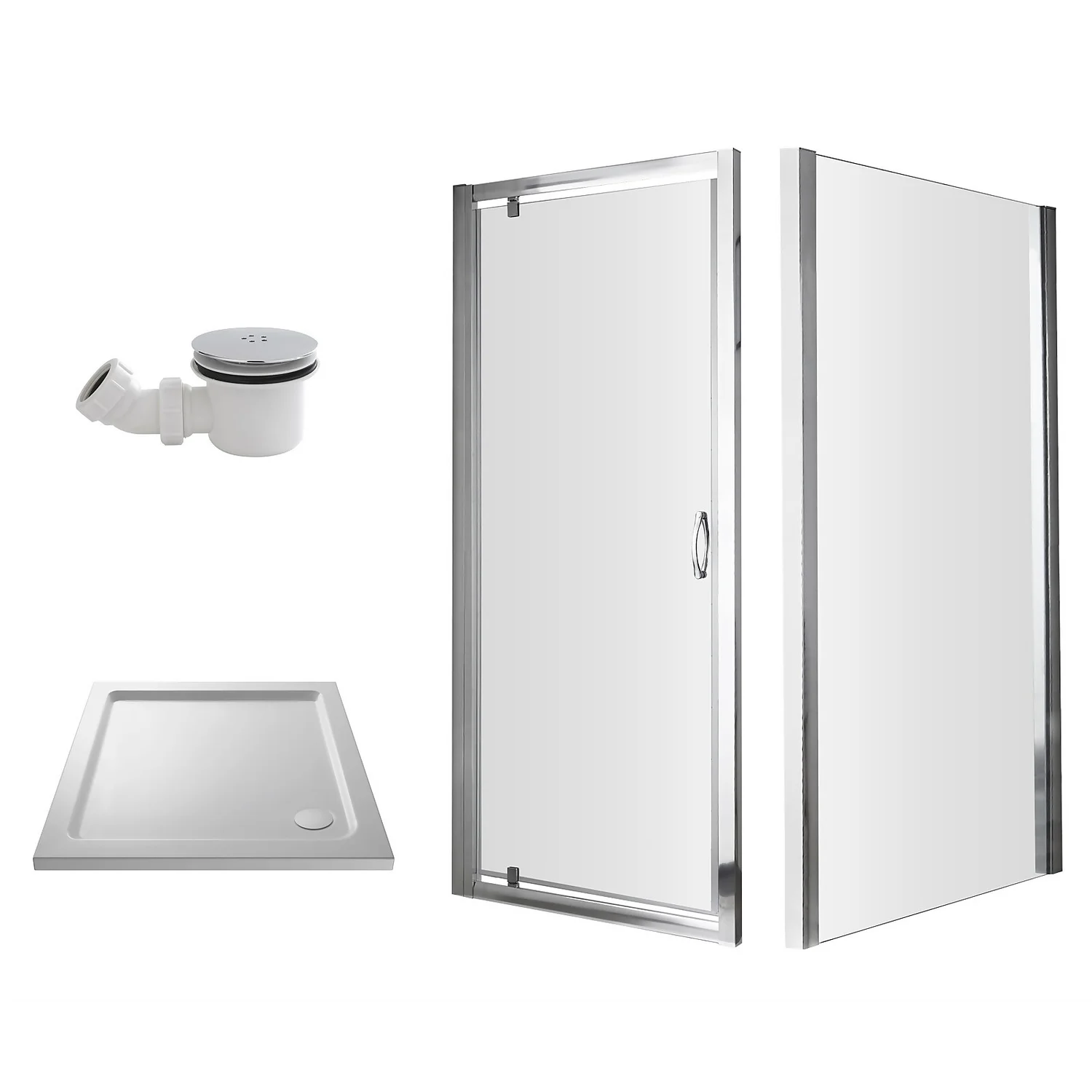 Balterley 800mm Pivot Shower Enclosure Package 3 Balterley 800mm Pivot Shower Enclosure Package