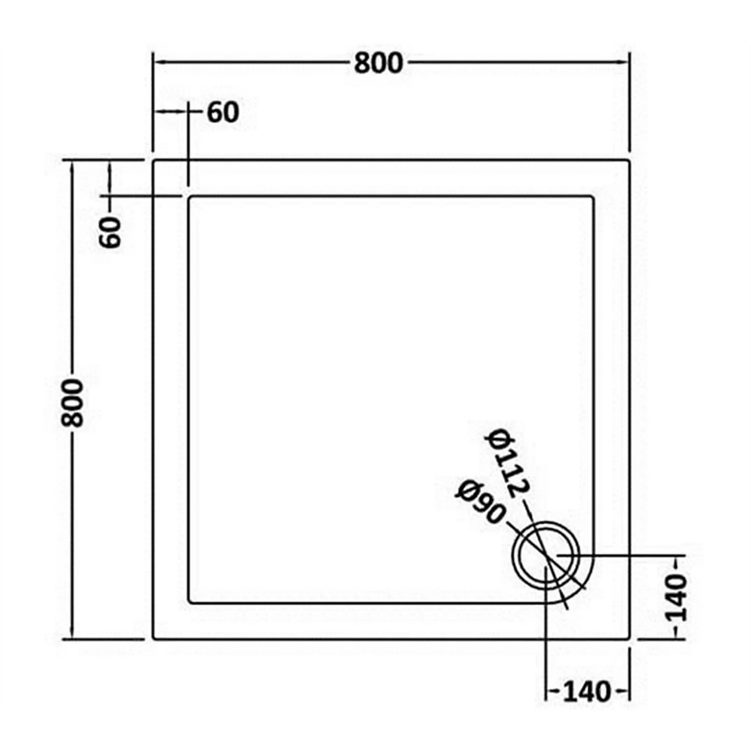 Balterley 800mm Pivot Shower Enclosure Package 10 Balterley 800mm Pivot Shower Enclosure Package - Image 8