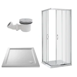 Balterley 800mm Corner Entry Shower Enclosure Package