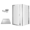Balterley 760mm Pivot Shower Enclosure Package -Triton None Store 12823303 1314845792941163