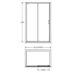 Balterley 1000 X 760mm Sliding Shower Enclosure Package -Triton None Store 12823306 1794845793571490