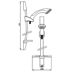 Balterley Luxury Slide Rail Kit 5 Balterley Luxury Slide Rail Kit -Triton None Store 12823317 1304833171366354