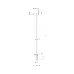 Balterley Minimalist Shower Arm -Triton None Store 12823337 1184832987190207