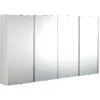 Balterley Bianca 1200mm Mirror Cabinet - Gloss White -Triton None Store 12823777 6254831915709403