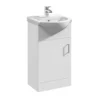 Balterley Orbit 450mm Freestanding Unit With Basin 1 - Gloss White -Triton None Store 12824198 1704831604307261