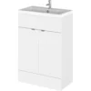Balterley Dynamic 600mm Vanity Unit With Basin - Gloss White 2 Balterley Dynamic 600mm Vanity Unit With Basin - Gloss White -Triton None Store 12824345 8804847466882837