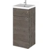 Balterley Dynamic 400mm Vanity Unit With Basin - Brown Grey Avola -Triton None Store 12824501 1874907850155607