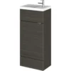 Balterley Dynamic 400mm Compact Vanity Unit With Basin - Hacienda Black -Triton None Store 12824504 8034847445985509