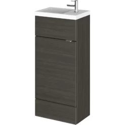 Balterley Dynamic 400mm Compact Vanity Unit With Basin - Hacienda Black