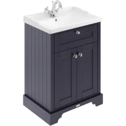 Balterley Harrington 600mm Cabinet With 1 Tap Hole Basin - Blue