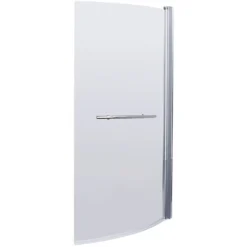 Balterley Curved B-Bath Screen With Rail - 6mm