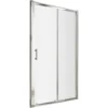 Balterley Single Sliding Shower Door - 1000mm (6mm Glass)