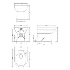 Balterley Vision Back To Wall Pan And Soft Close Toilet Seat -Triton None Store 12825863 3564833224943999
