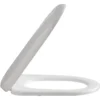 Balterley Luxury D Shape Soft Close Toilet Seat - White -Triton None Store 12826033 1174831951249629