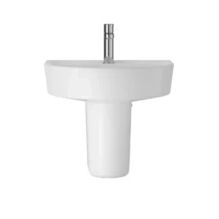 Balterley Mila 1 Tap Hole Basin And Semi Pedestal - 520mm