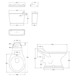 Balterley Harrington Round WC Pan And Cistern - No Seat 5 Balterley Harrington Round WC Pan And Cistern - No Seat -Triton None Store 12826351 1094833216021582
