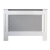 None Radiator Cover With Diamond Lattice Design In White - Small -Triton None Store 12826500 1834831970454444