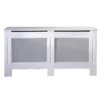 None Radiator Cover With Diamond Lattice Design In White - Large -Triton None Store 12826502 9564831970509593