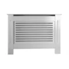None Radiator Cover With Horizontal Slatted Design In Grey - Small -Triton None Store 12826510 9884831915954824