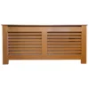 None Radiator Cover With Horizontal Slatted Design In Oak - Extra Large -Triton None Store 12826610 1554831915904817