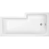 Balterley Left Hand Square Shower Bath - 1700mm -Triton None Store 12826648 2054831969909239