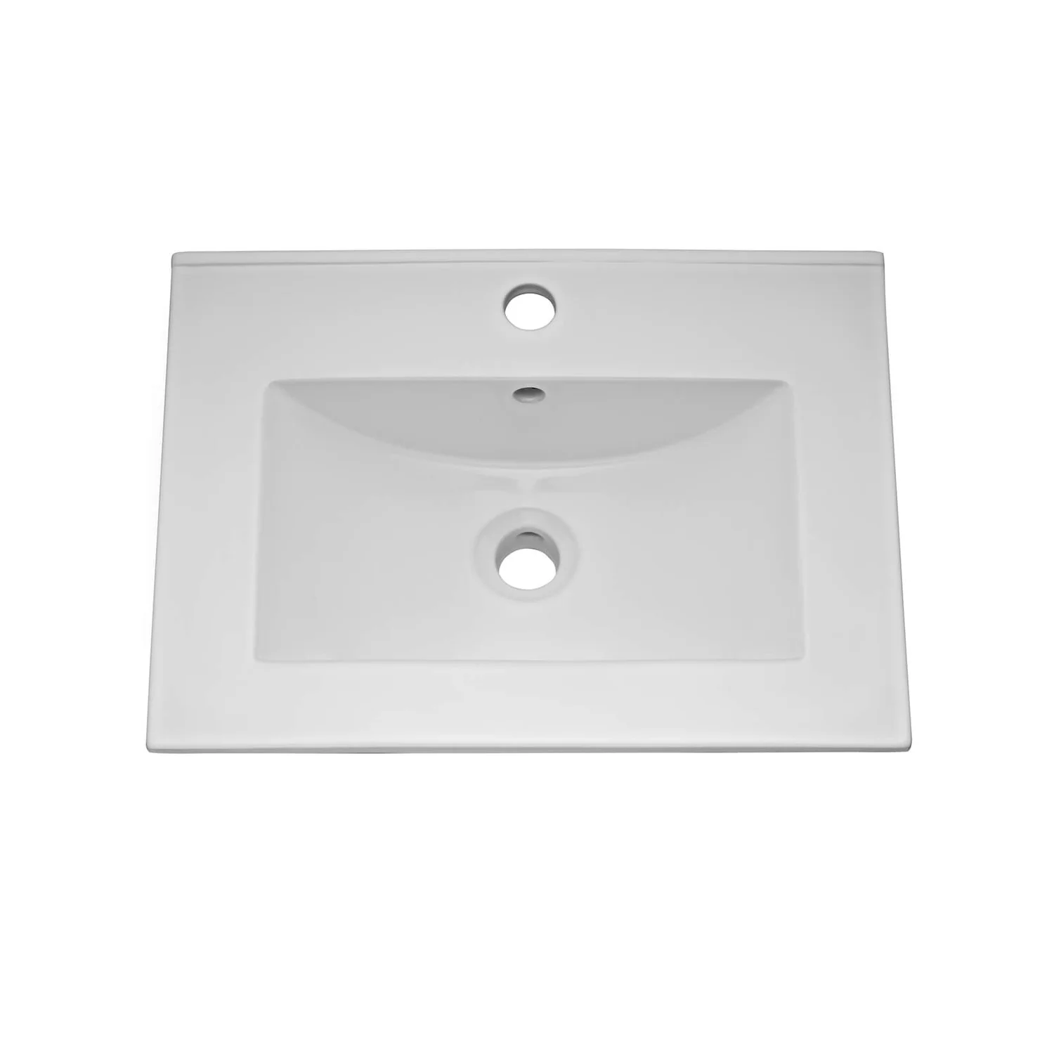 Balterley Rio 600mm Freestanding 2 Door Vanity With Basin 2 - Brown Grey Avola 4 Balterley Rio 600mm Freestanding 2 Door Vanity With Basin 2 - Brown Grey Avola - Image 2