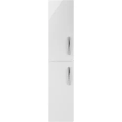 Balterley Rio 300mm Tall Unit 2 Door - Gloss White